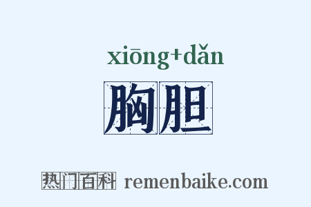 胸胆是什么意思的图片